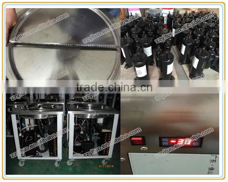 Double Pan Fried Ice Cream Machine / Ice Pan Ice Cream / Ice Cream Cold Plate