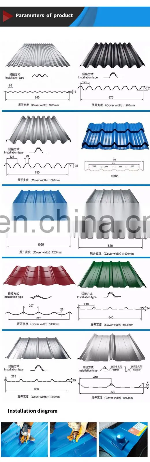 bangladesh metal 0.55mm iron box steel aluminium zinc roofing sheets in zambia