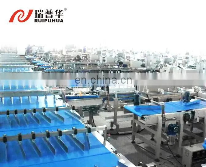 Box-Motion Servo Packaging Machine Rd-BM-408S Belt Feeding and Flow Wrapper Machine