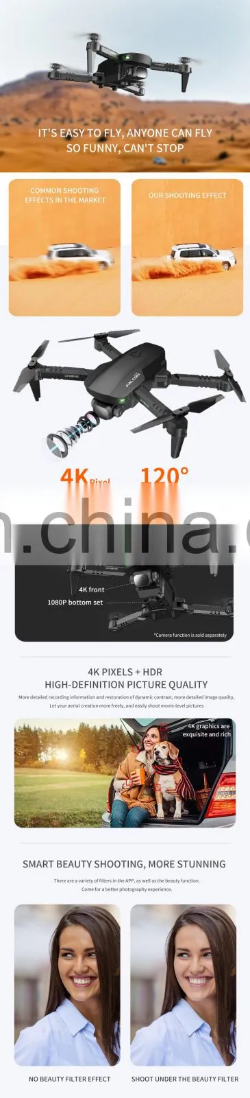 GD93 long range drone with 4k hd camera drone toys for kids drone with camera