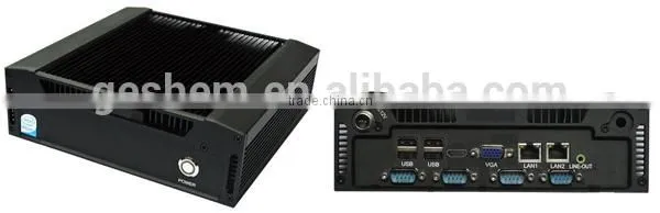 embedded longlife slim fanless industrial box pc