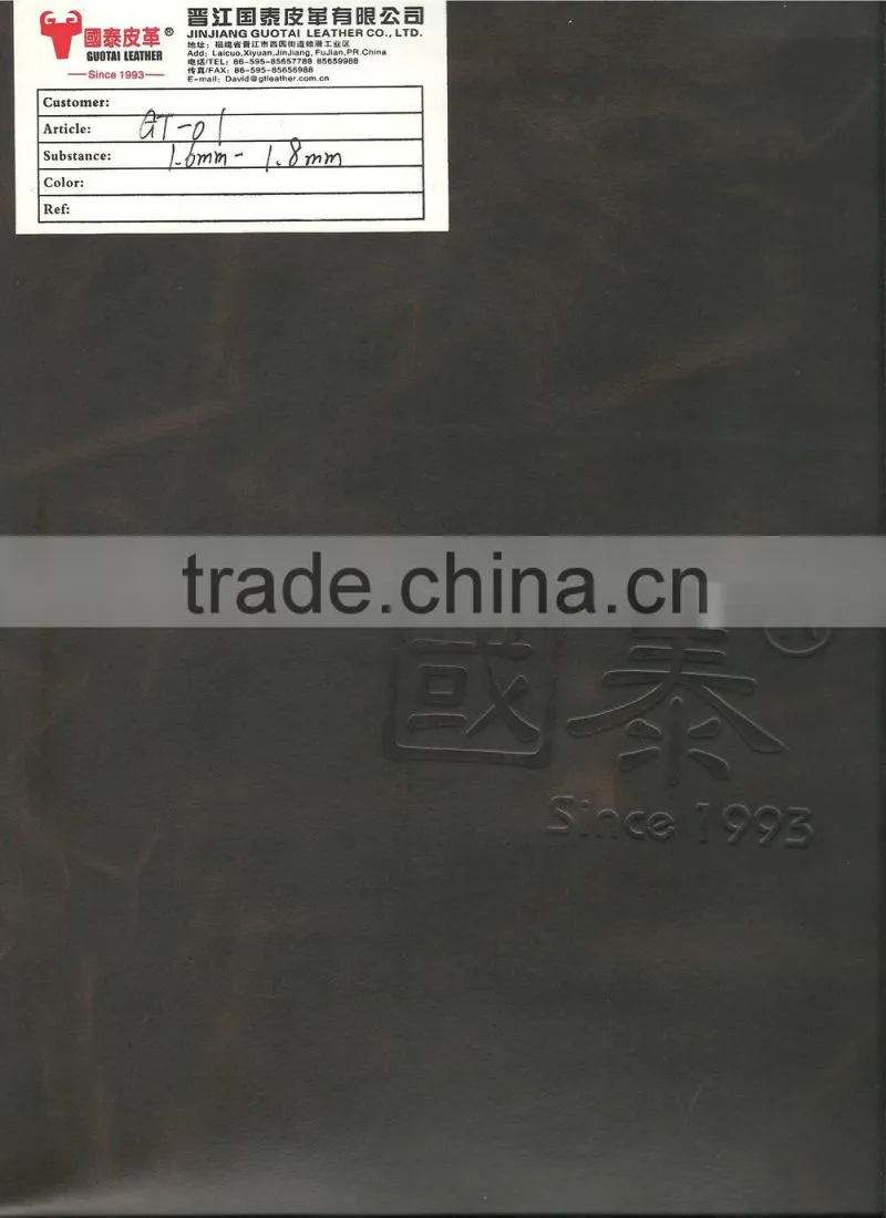 first layer genuine leather for vintage bag leather