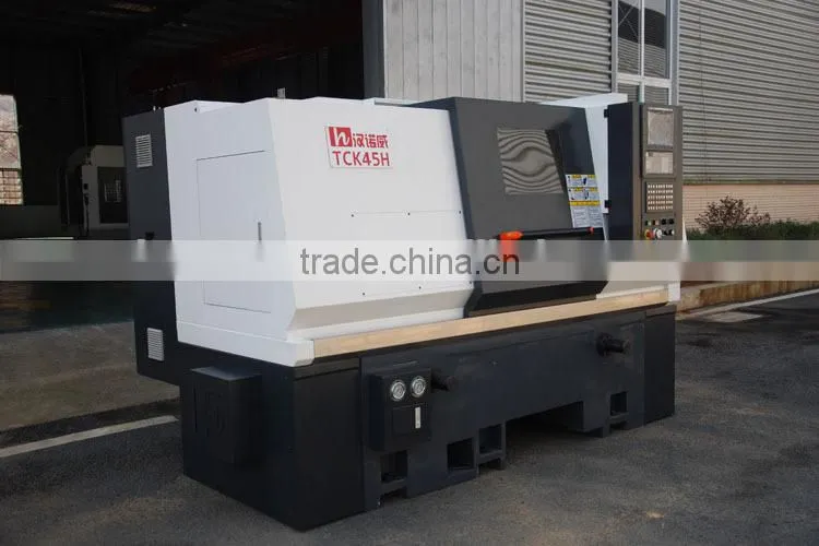 new cnc lathe machine metal cutting lathe for sale TCK45H heavy duty cnc metal processing hobby lathes slant bed 8'' chuck
