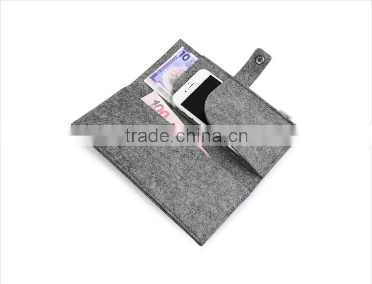 Latest design ladies purse felt purse designer purse