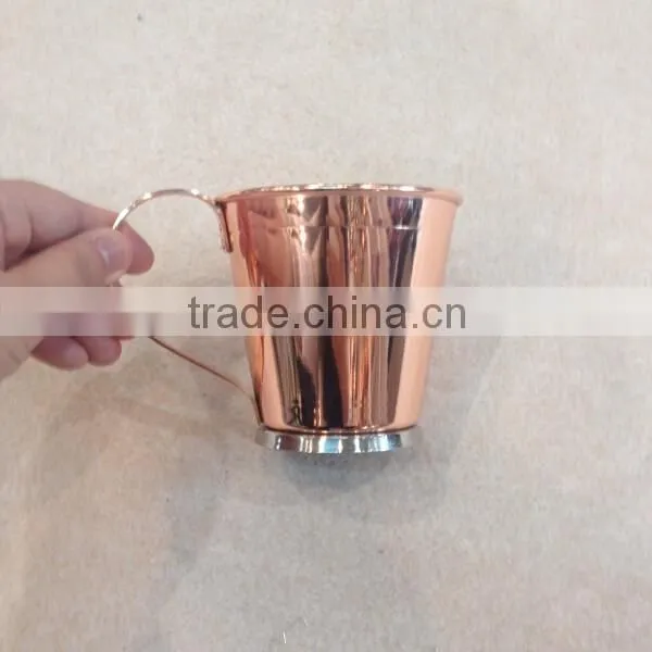 12oz Copper Mint Julep Cup, Stainless steel glass cup, copper mug