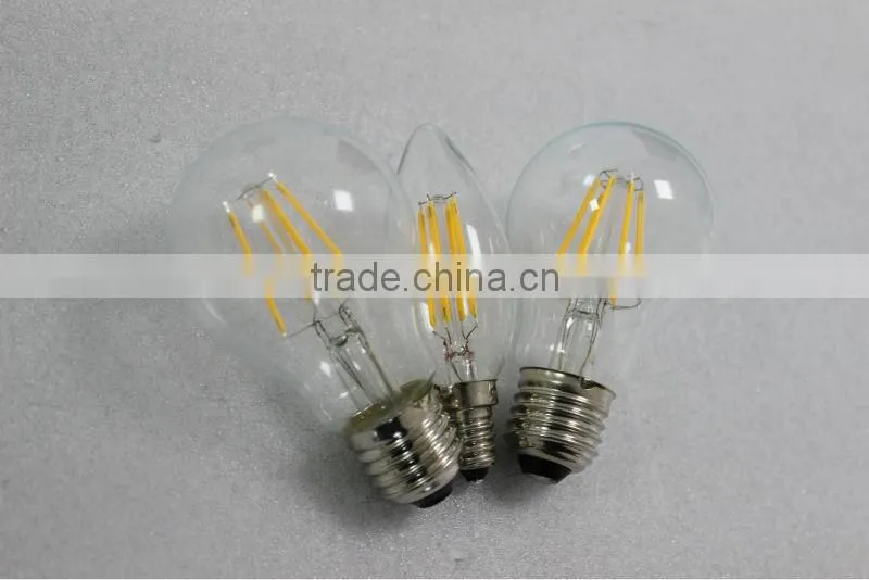 2016 G45 e14 2W glass led lighting incandescent bulbs Available in warm white.