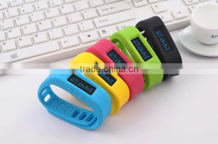 Trade assurance smart health sleep monitor bluetooth bracelet wristband for Andriod system