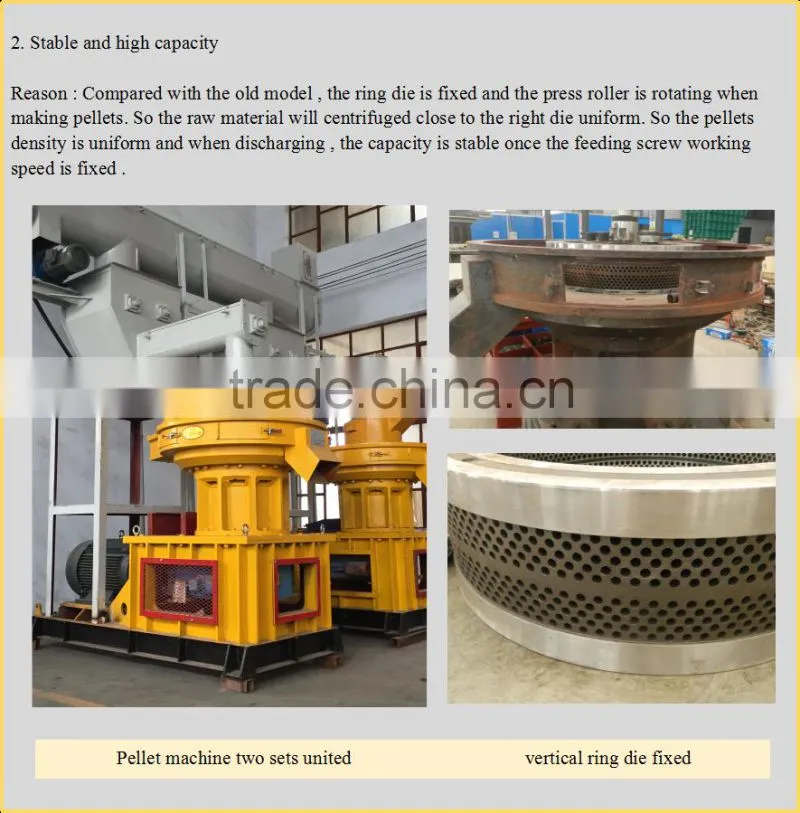 centrifugal efficient wood pellet mill and wood pellet production line hot exported to russia