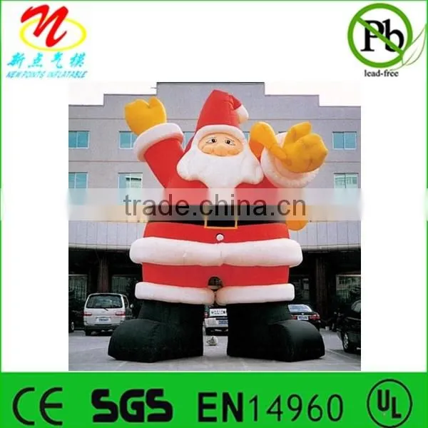 Gemmy christmas inflatables, decorative gemmy inflatable santa claus in airplane