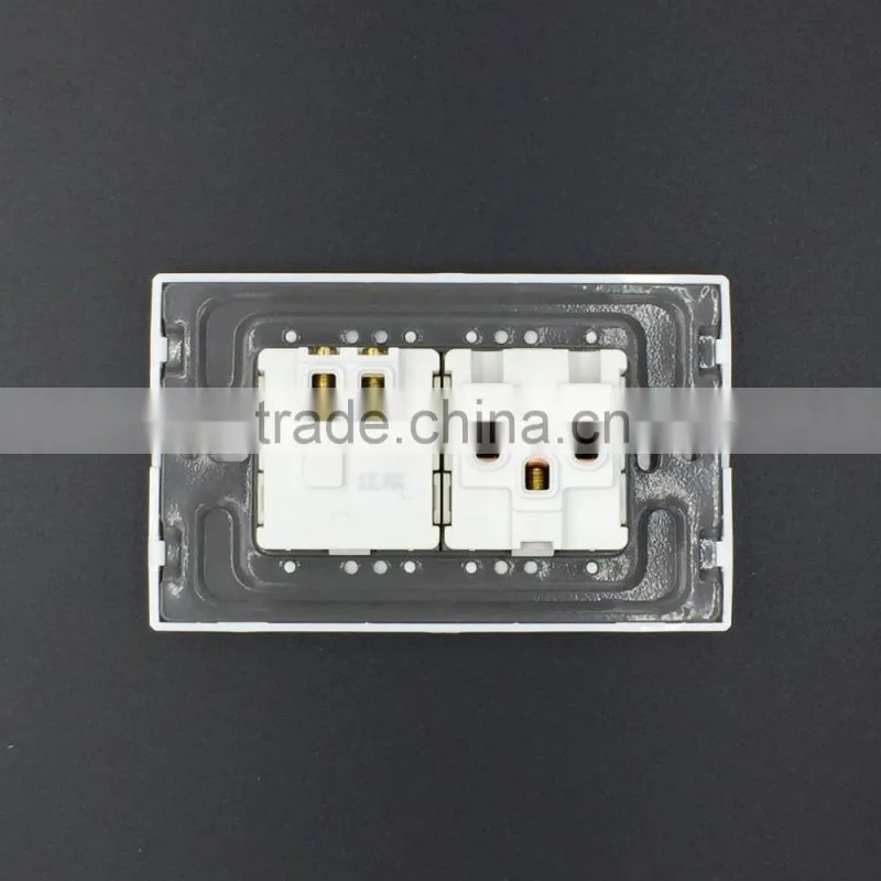 Factory wholesale power 13a multi and 1 gang control home wall sockets