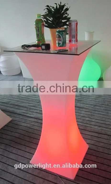 PE Plastic Bar Table with LED light & remote control YXF-4511