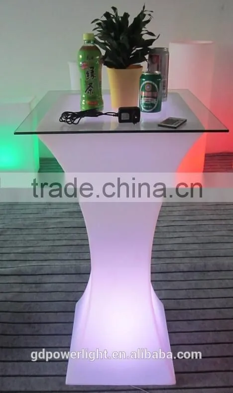 PE Plastic Bar Table with LED light & remote control YXF-4511