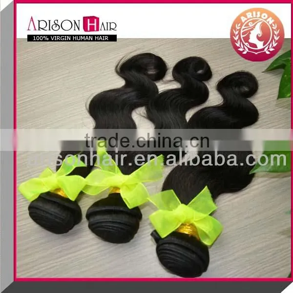 Virgin unprocessed mongolian hair weave body wave