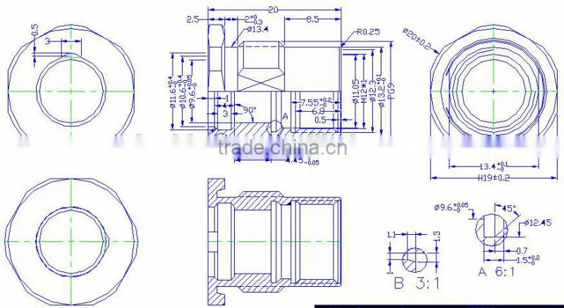 H19 brass screw