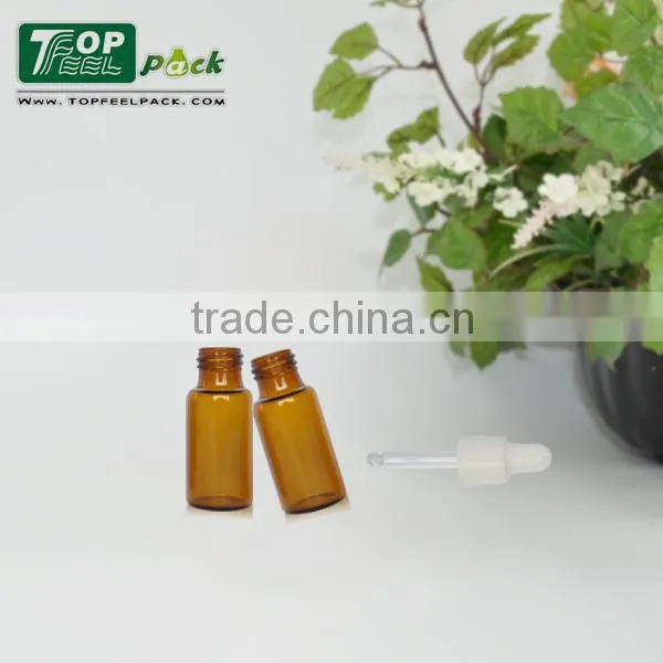 2015 Popular 18ml Glass Olive Oil Bottle with Dropper Pump