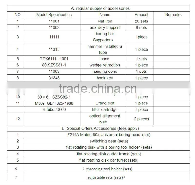 TPX 6113A CNC Boring and Milling Machine
