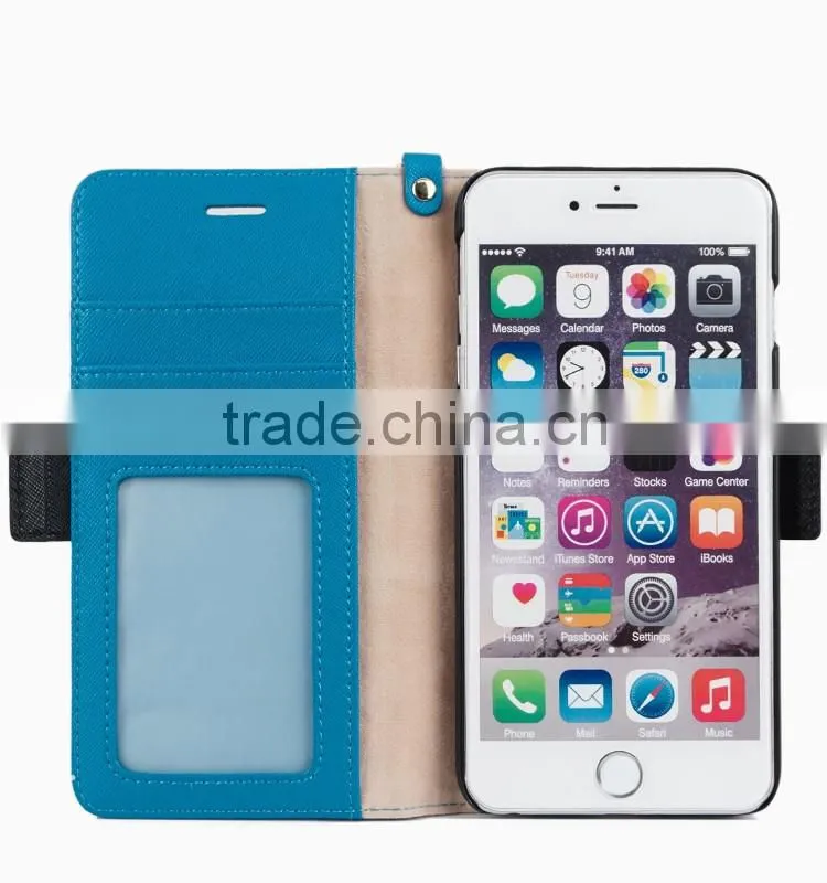 Printing PU Flip Case For Smartphone for iPhone 6/6s for Lady/Women/Female