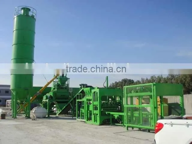 High capacity QT10-15 fuly automatic hollow brick making machine