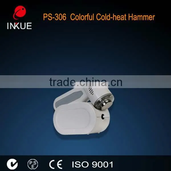 Best quality mini face tightening cold hammer with blue light for skin rejuvenation