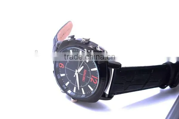 HD waterproof wrist watch spy camera hidden with optional memory