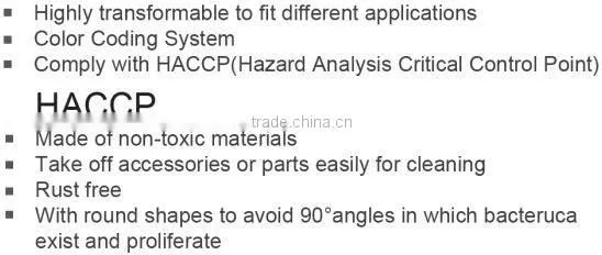 Double Bags cleaning and janitorial cart and trolley