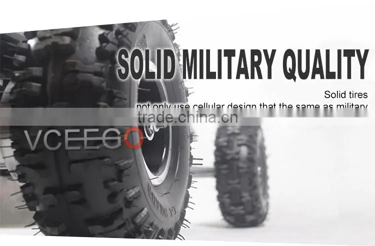 Hight quality soild military tire smart two wheels self balancing electric skateboard with remote control