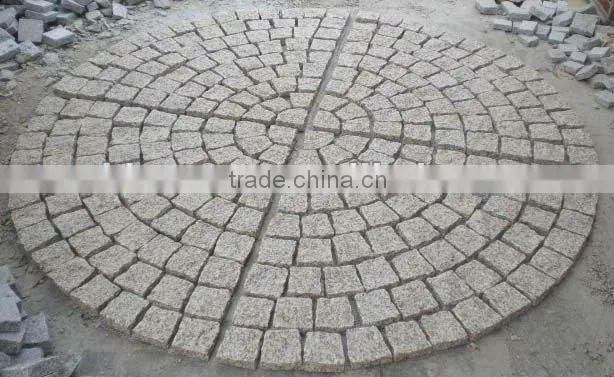 natural split granite cubestone 10*10cm for paving