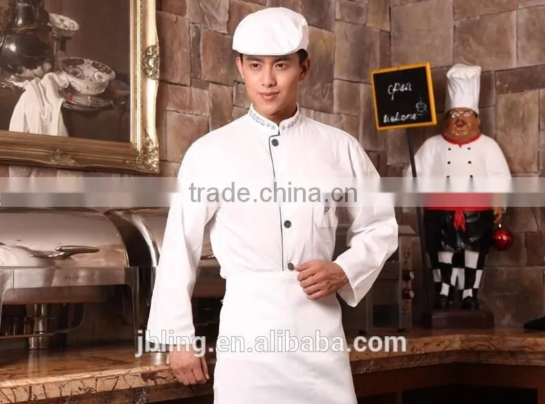 custom fashion high quality chef uniform