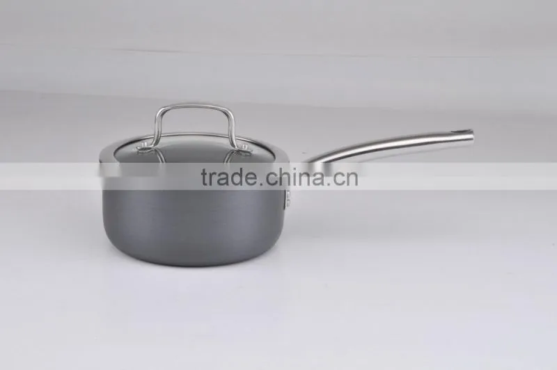 Hard-anadized Aluminum saucepan and casserole