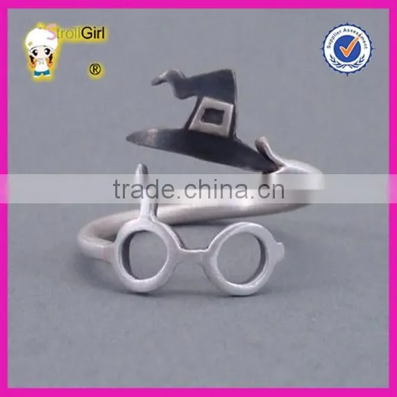 925 italian silver ring owl and elephant animal ring cheap animal rings