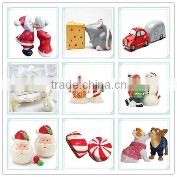 Decorative easter ceramic salt and pepper pot