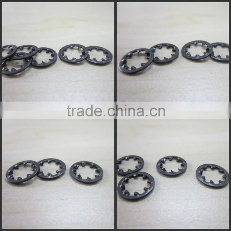 self locking washer with nickel plated 10mm (DIN6797J)