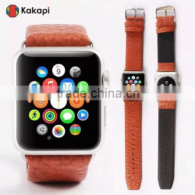 for Apple Watch leather band with adapter ,Genuine leather band strap for 42mm MT-3909