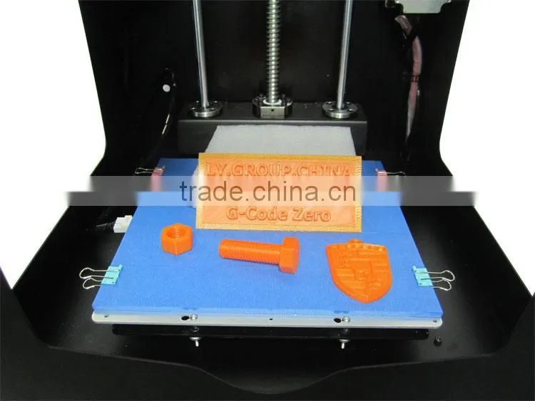 Assembled High Precision 3d artwork Creator Mini Desktop 3D Printer Upgrading with free filament and LCD