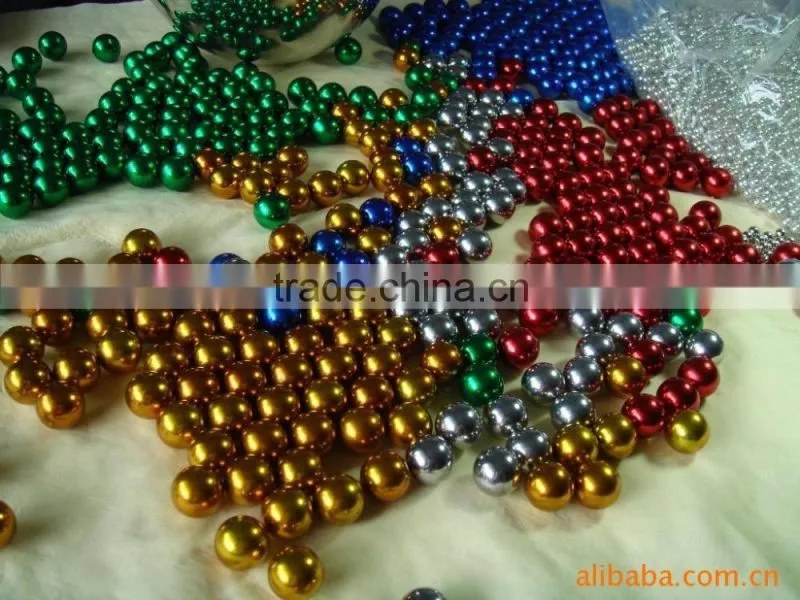 Low price factory plastic coated steel ball