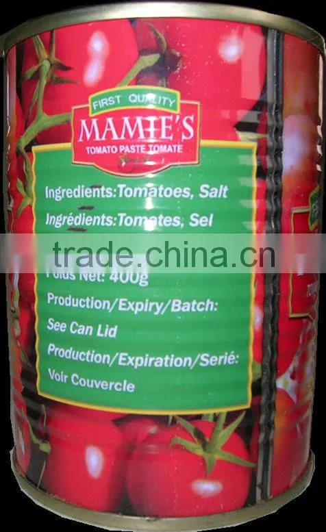 canned tomato paste with brix 28-30 %