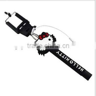 Most Popular Cartoon Selfie Monopod Eco-friendly Selfie Stick For Kids