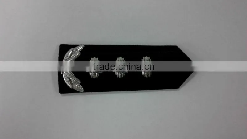 OEM High Quality Custom epaulettes, military uniform shoulder badges, emblem badge