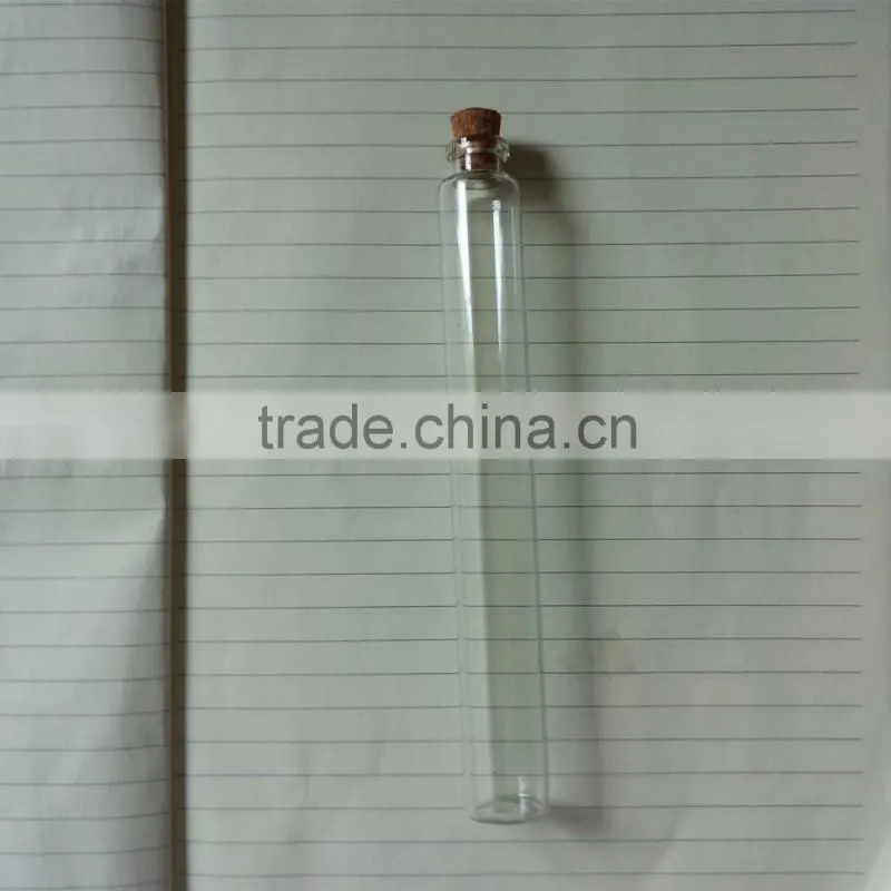 Hot sale Slim Glass Bottle With Cork