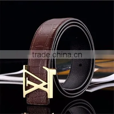 New Men's Leather Belt Fashion Luxury Top Brands Designers Belts For Men