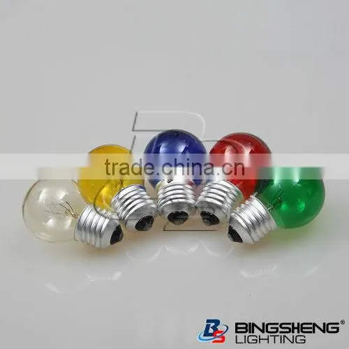 Christmas Color Light G40 130V/220V 10w/15w/25w E27/B22 outside colour bulbs