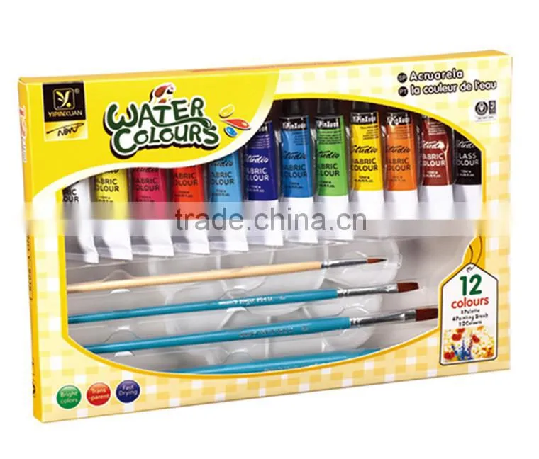 In Stock Hot Sell Delicate Multicolor 12 Color Art Acrylic Colour Paint