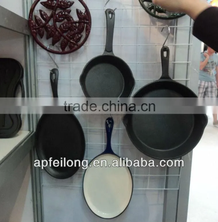 cast iron grillde /skillet/grill/ fryer/baking pan