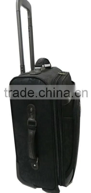 Newest aluminum trolly luggage set with pattern printed