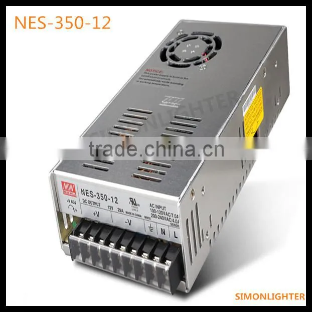 350W 12V Mean Well Switch Mode Power Supply NES-350-12 Single Output UL Approved