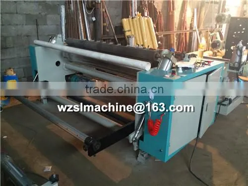 Computer control vertical glass paper slitting and rewinder machine
