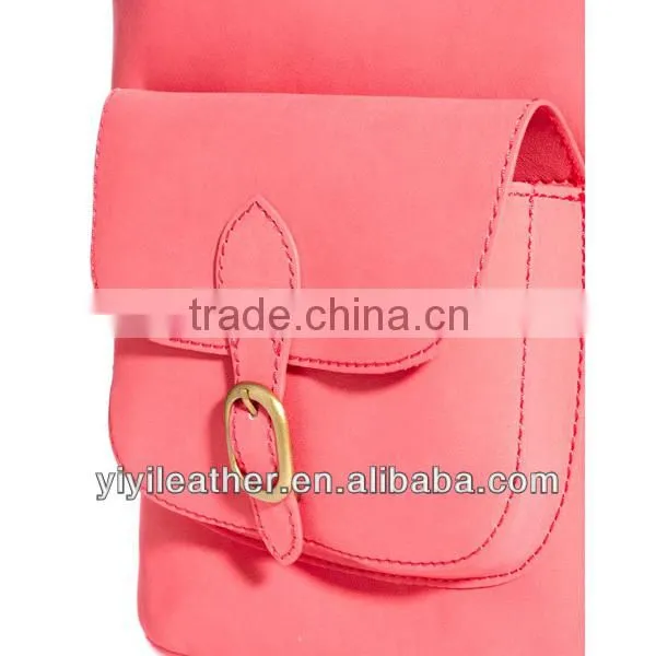 V677-New arrival fashion fashion faux suede leather girls' backpack hot sale alibaba china