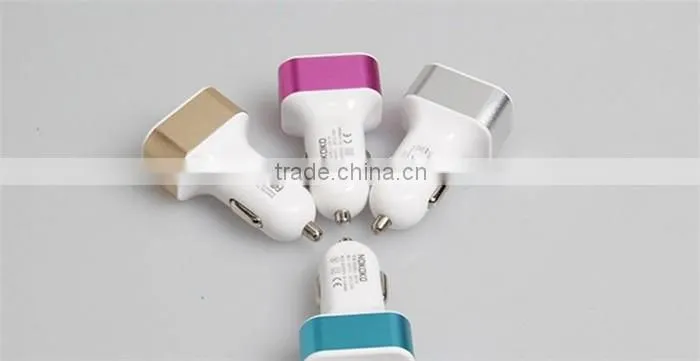 High quality 3 usb car charger for iphone car charger
