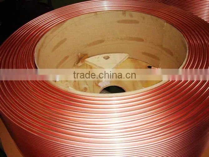1/4 Cooper tube coil with thickness 0.8mm meter price copper coil