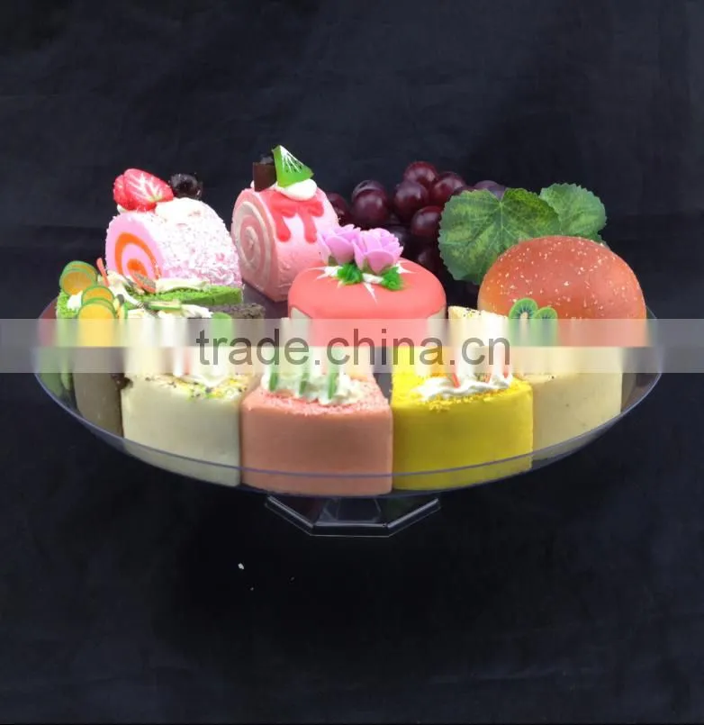 crystal dinner set stands 7'' wedding mini cake stand